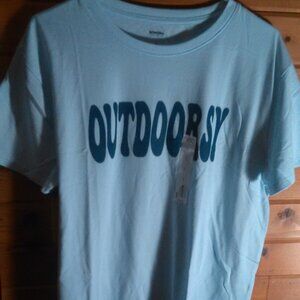 Kohl's Blue Outdoorsy Tee-Shirt (Size L)